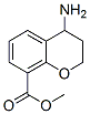 Structure of 2H-1-BENZOPYRAN-8-CARBOXYLIC ACID 4-AMINO-3,4-DIHYDRO-,METHYL ESTER