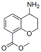 Structure of 2H-1-BENZOPYRAN-8-CARBOXYLIC ACID 4-AMINO-3,4-DIHYDRO-,METHYL ESTER,(+)-