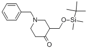 Structure of N-Benzyl-3-(tert-butyldimethylsilanyloxymethyl)piperid-4-one