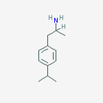 Benzeneethanamine,R-methyl-4-(1-methylethyl)-结构式