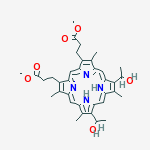 Structure of hematoporphyrin IX dimethylester