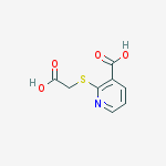 Structure of 2-(carboxymethylsulfanyl)pyridine-3-carboxylic Acid