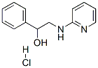 Structure of alpha-[(2-pyridylamino)methyl]benzyl alcohol monohydrochloride