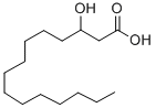 Structure of (+/-)-3-HYDROXYPENTADECANOIC ACID