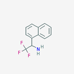2,2,2-trifluoro-1-naphthalen-1-ylethanamine结构式