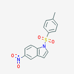 1H-INDOLE, 1-[(4-METHYLPHENYL)SULFONYL]-5-NITRO-结构式