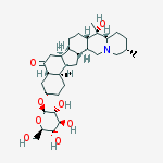 Structure of (3beta,5alpha)-3-(beta-D-Glucopyranosyloxy)-20-hydroxycevan-6-one