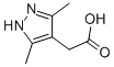 Structure of (3,5-DIMETHYL-1H-PYRAZOL-4-YL)ACETIC ACID