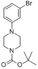 4-(3-BROMO-PHENYL)-PIPERAZINE-1-CARBOXYLIC ACID TERT-BUTYL ESTER结构式