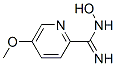 Structure of 2-PYRIDINECARBOXIMIDAMIDE,N-HYDROXY-5-METHOXY-