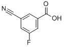 Structure of 3-Cyano-5-fluorobenzoic acid
