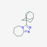 5H-1,2,4-TRIAZOLO[4,3-A]AZEPINE, 6,7,8,9-TETRAHYDRO-3-TRICYCLO[3.3.1.13,7}DEC-1-YL,97%结构式