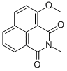 Structure of 6-methoxy-2-methyl-1H-benz[de]isoquinoline-1,3(2H)-dione