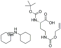 Structure of BOC-DAB(ALOC)-OH DCHA
