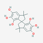 Structure of 5,5',6,6',7,7'-HEXAHYDROXY-3,3,3',3'-TETRAMETHYLSPIROBIINDANE