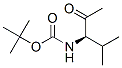 Structure of CARBAMIC ACID [(1R)-1-ACETYL-2-METHYLPROPYL]-,TERT-BUTYL ESTER