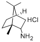 Structure of 1,7,7-TRIMETHYLBICYCLO[2.2.1]HEPTAN-2-AMINE HYDROCHLORIDE