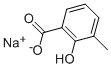 Structure of 3-METHYLSALICYLIC ACID SODIUM SALT