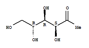 1-deoxyfructose 的化学结构式