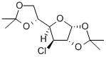 Structure of 3-CHLORO-3-DEOXY-1,2:5,6-DIISOPROPYLIDENE-ALPHA-D-GLUCOFURANOSE
