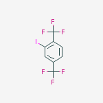 Structure of 2,5-BIS(TRIFLUOROMETHYL)IODOBENZENE,  95 %