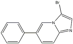 Structure of 3-bromo-6-phenylimidazo[1,2-a]pyridine