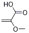 Structure of 2-Propenoic acid, 2-methoxy-