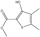 3-羟基-4,5-二甲基噻吩-2-羧酸甲酯结构式