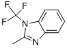 Structure of 1H-Benzimidazole,2-methyl-1-(trifluoromethyl)-