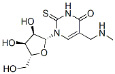 5-methylaminomethyl-2-thiouridine结构式