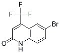 Structure of 6-bromo-4-(trifluoromethyl)quinolin-2(1H)-one