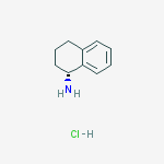 (R)-1,2,3,4-四氢萘胺盐酸盐结构式