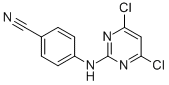 4-N[2(4,6-二氯吡啶基)]-氨基苯腈结构式