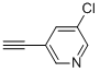 Structure of PYRIDINE，3-CHLORO-5-ETHYNYL