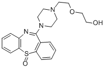 Structure of ETHANOL, 2-[2-[4-(5-OXIDODIBENZO[B,F][1,4]THIAZEPIN-11-YL)-1-PIPERAZINYL]ETHOXY]-