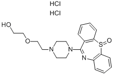 ETHANOL, 2-[2-[4-(5-OXIDODIBENZO[B,F][1,4]THIAZEPIN-11-YL)-1-PIPERAZINYL]ETHOXY]- ,DIHYDROCHLORIDE结构式
