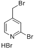 PYRIDINE,2-BROMO-4-(BROMOMETHYL)-,HYDROBROMIDE结构式