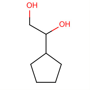 Structure of Cyclopentaneethanol, 2-hydroxy-