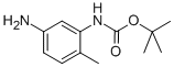 Structure of (5-AMINO-2-METHYL-PHENYL)-CARBAMIC ACID TERT-BUTYL ESTER