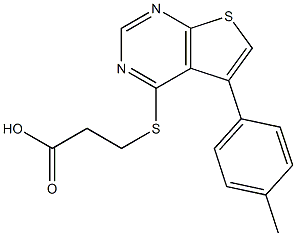 Chemical structure of TTP 22