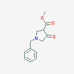 Structure of 4-Oxo-1-benzyl-3-pyrrolidinecarboxylic acid methyl ester