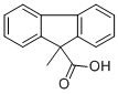 9-METHYL-9H-FLUORENE-9-CARBOXYLIC ACID结构式