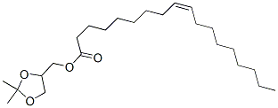 Structure of (Z)-9-Octadecenoic acid 2,2-dimethyl-1,3-dioxolan-4-ylmethyl ester