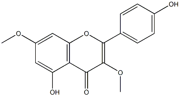 Structure of 5,4-DIHYDROXY-3,7-DIMETHOXYFLAVONE