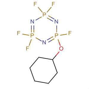 Structure of 1,3,5,2,4,6-Triazatriphosphorine,2,2,4,4,6-pentafluoro-2,2,4,4,6,6-hexahydro-6-phenoxy-