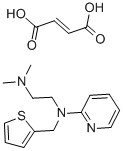 Structure of THENYLPYRAMINE FUMARATE