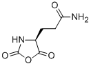 Structure of (S)-4-(2-AMINOCARBONYLETHYL)OXAZOLIDINE-2,5-DIONE