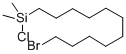 Structure of 11-BROMOUNDECYLDIMETHYLCHLOROSILANE
