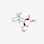 Disodium;(1s,2r,3s,4r)-7-oxabicyclo[2.2.1]heptane-2,3-dicarboxylate结构式