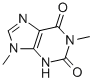 Structure of 1,9-DIMETHYLXANTHINE